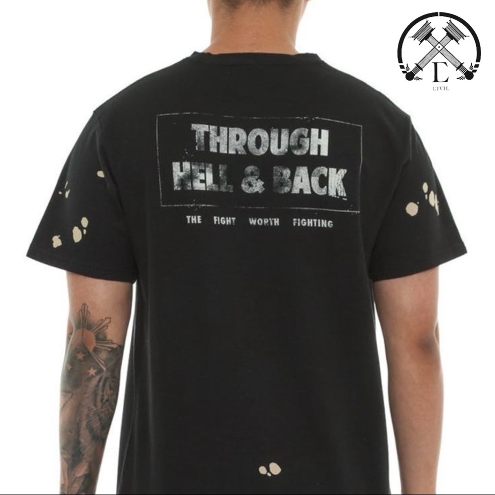 Civil Regime Through Hell & Back Thrashed Drop Tee